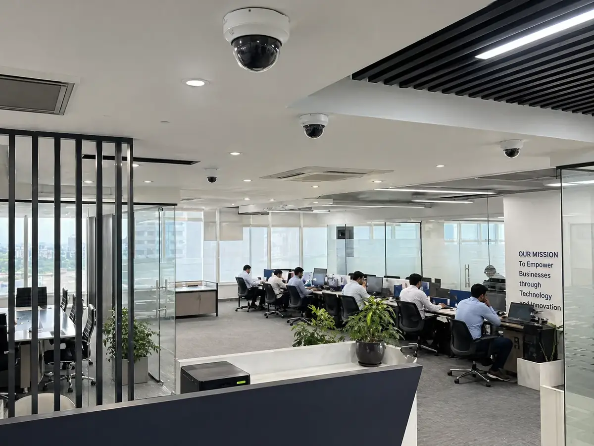 Corporate office CCTV installation Clifton Block 9 Karachi